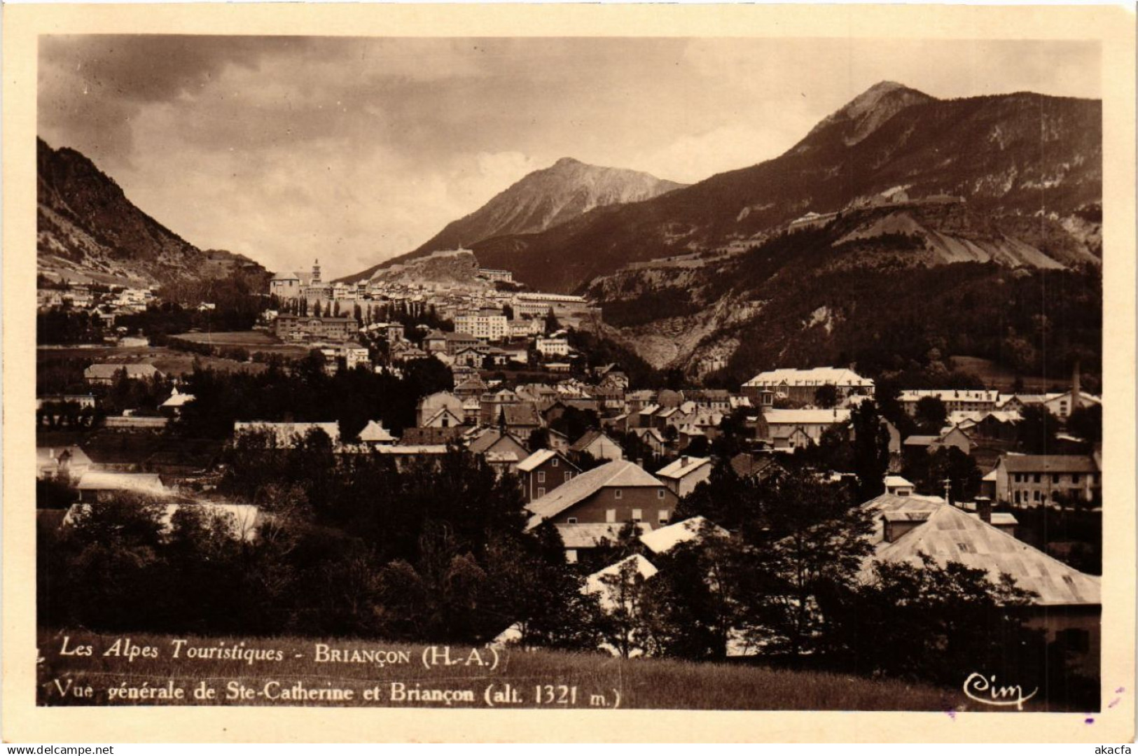 CPA BRIANCON - Vue générale de Ste-CATHERINE et BRIANCON (453608)