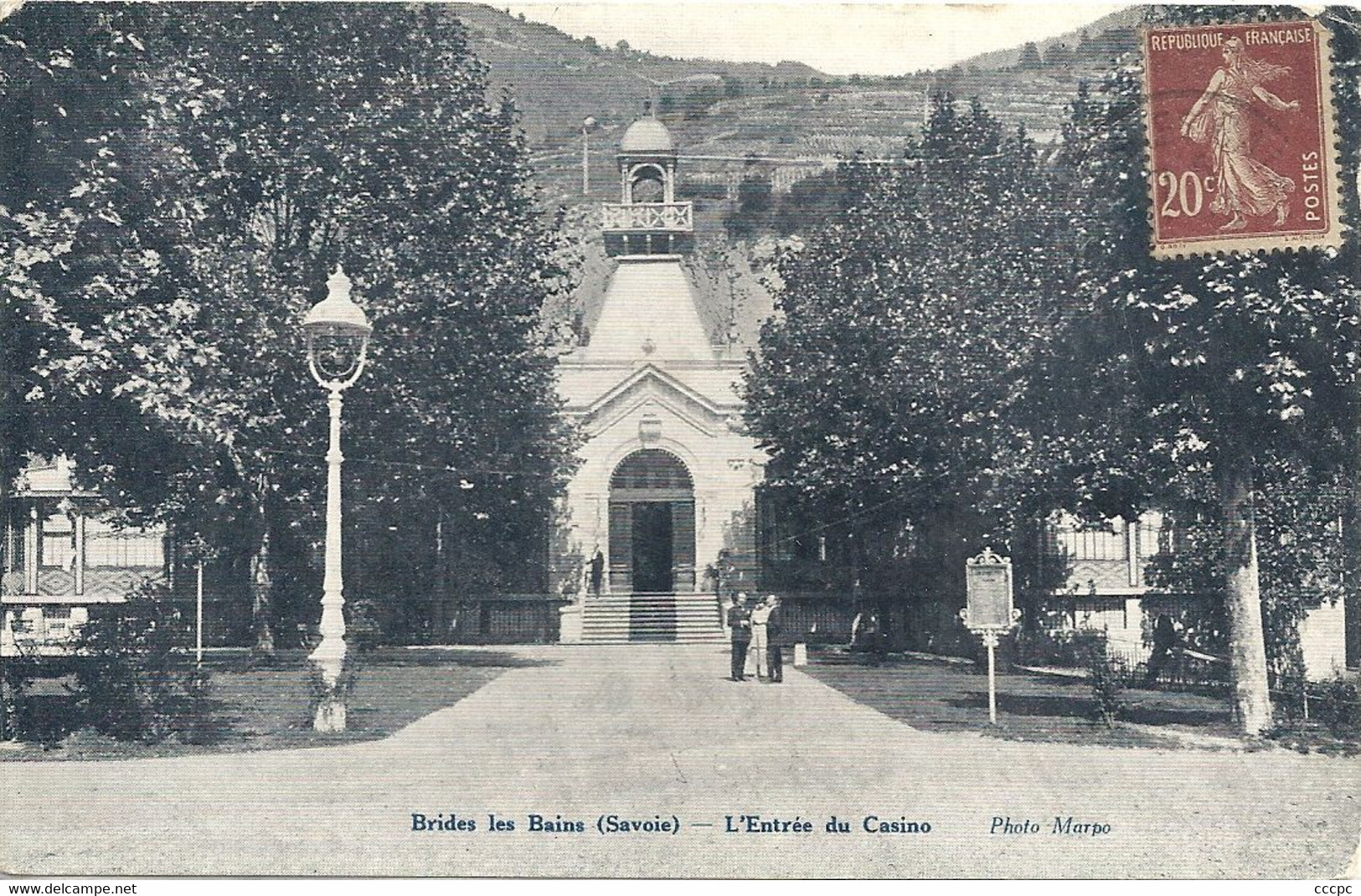 CPA Brides-les-Bains L'entrée du Casino