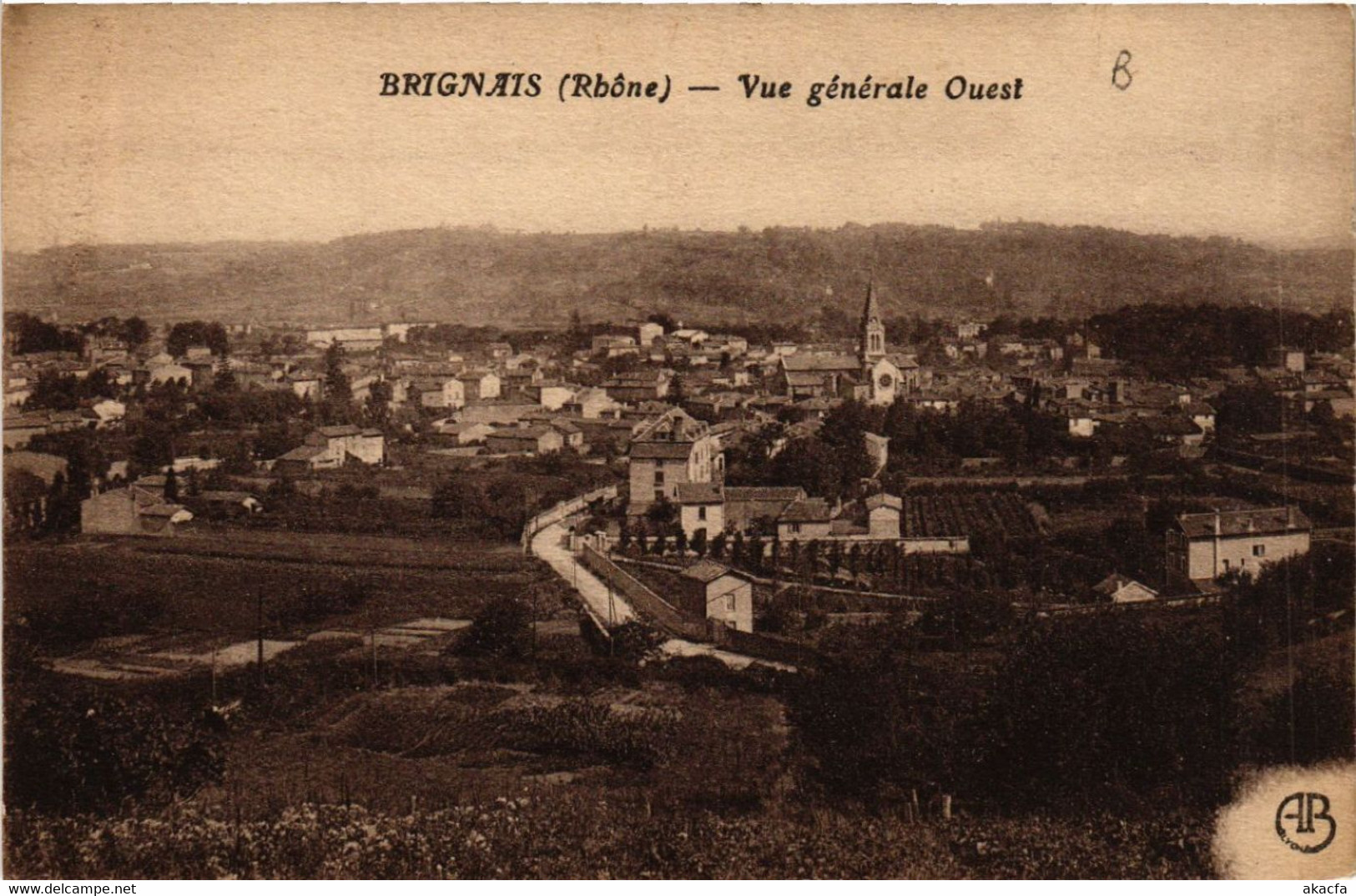 CPA BRIGNAIS Vue générale Ouest (444118)