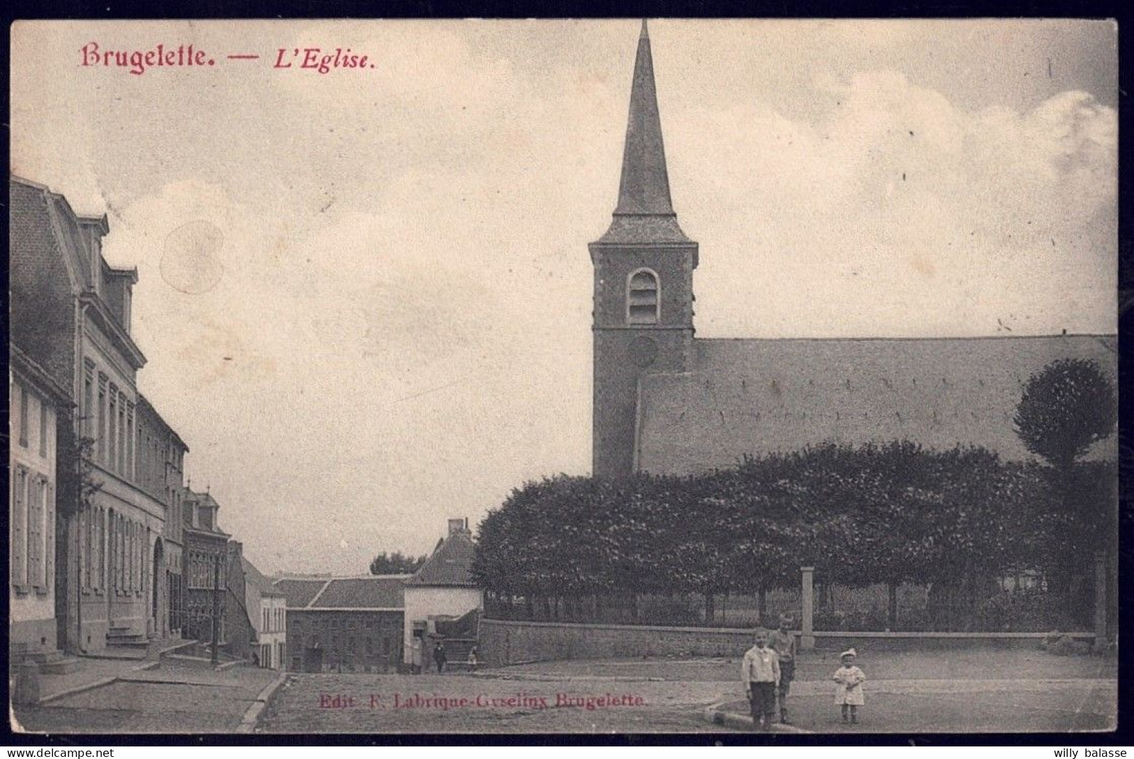 +++ CPA - BRUGELETTE - L'Eglise   //