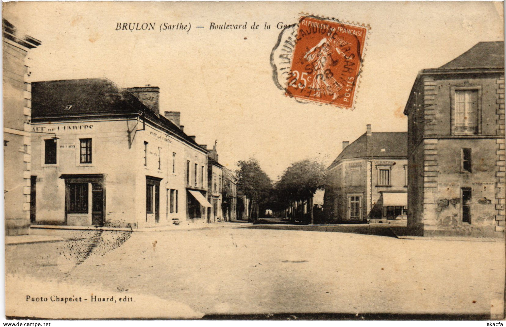 CPA Brulon Boulevard de la Gare (1429749)