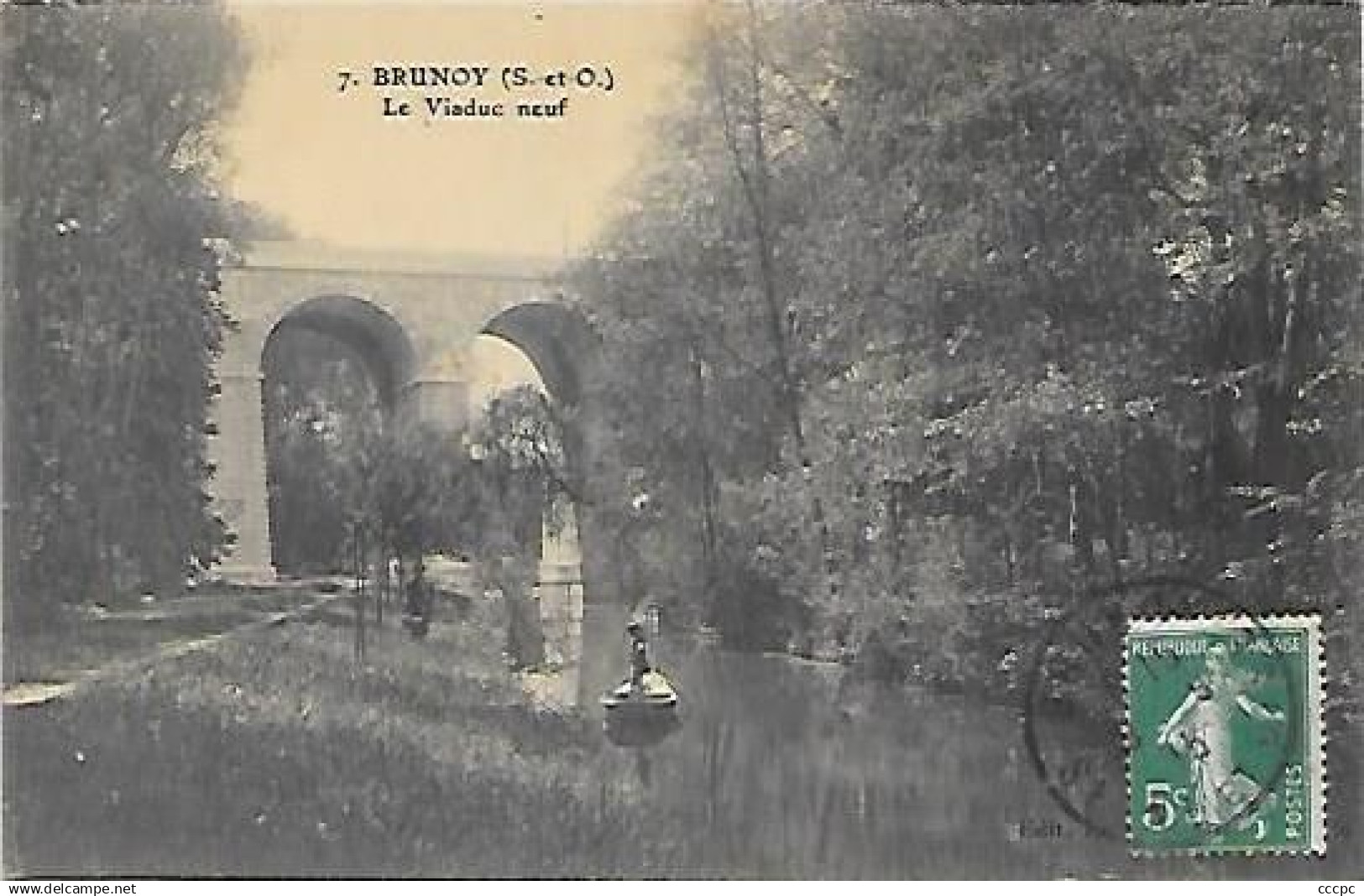 CPA Brunoy Le Viaduc neuf