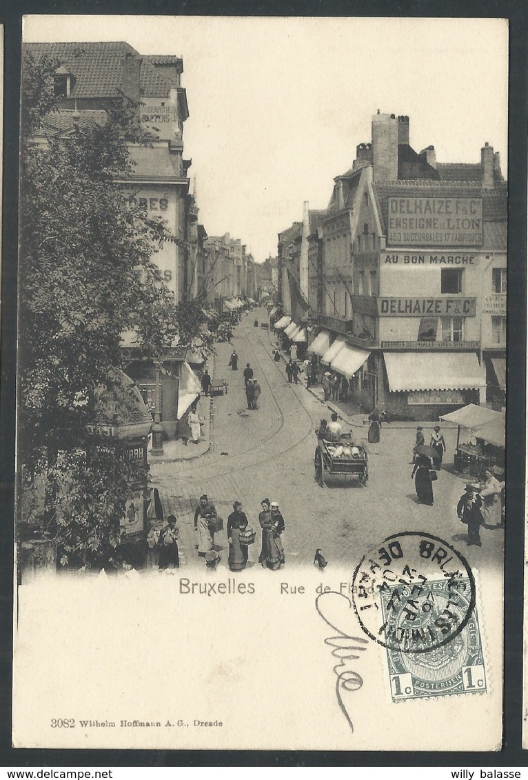 +++ CPA - BRUSSEL - BRUXELLES - Rue de Flandre  //