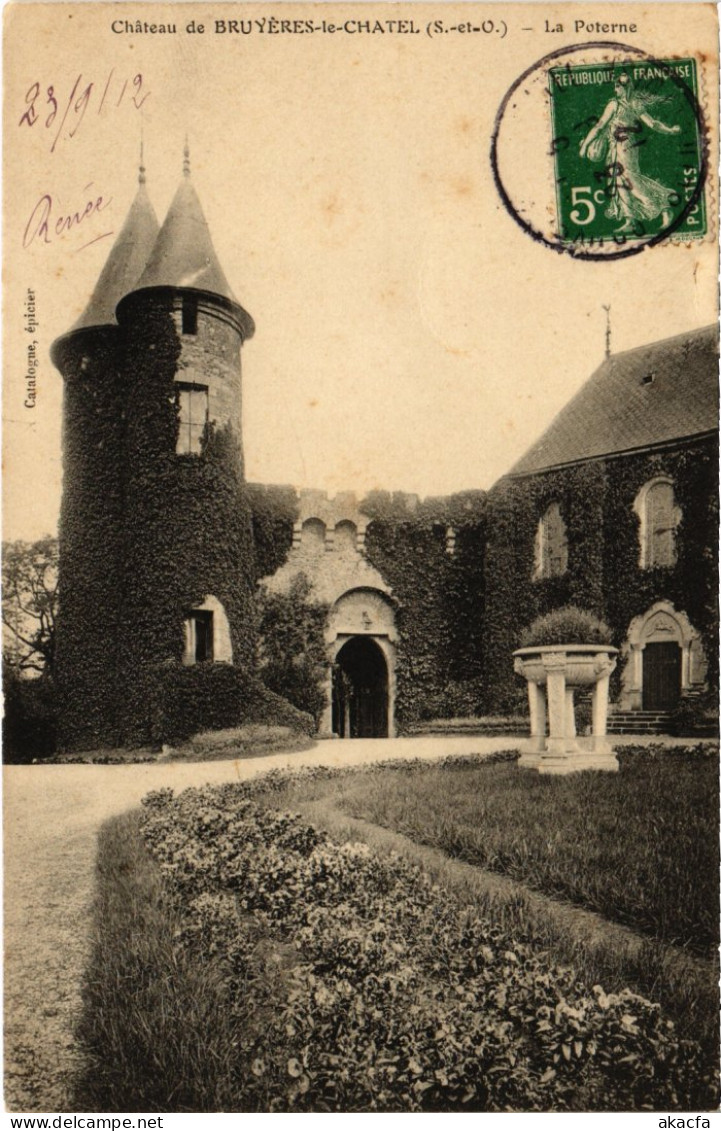 CPA BRUYERES-le-CHATEL Chateau - Poterne (1355378)