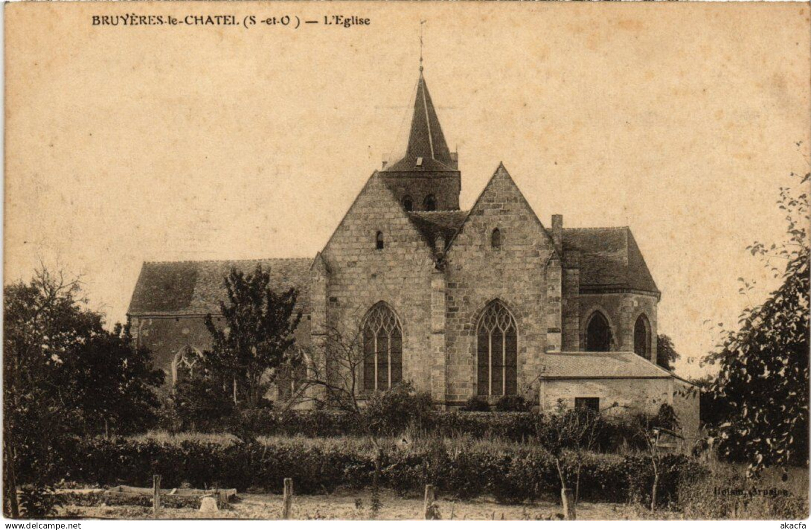 CPA Bruyeres le Chatel Eglise (1349751)