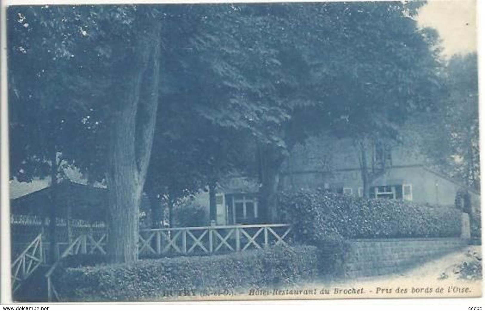 CPA Butry Hôtel Restaurant du Brochet Pris des Bords de l'Oise