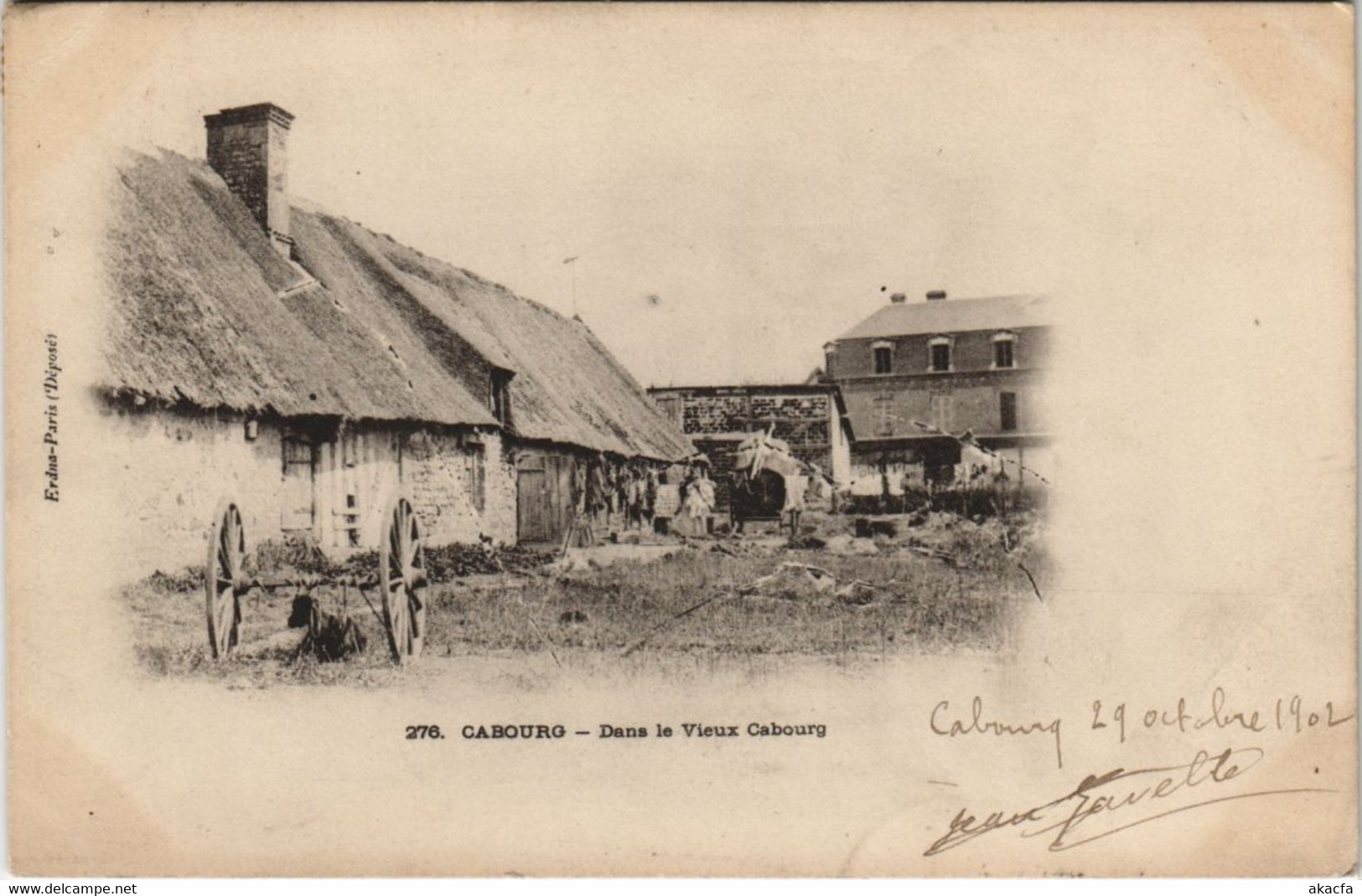 CPA CABOURG - Dans le Vieux CABOURG (141412)