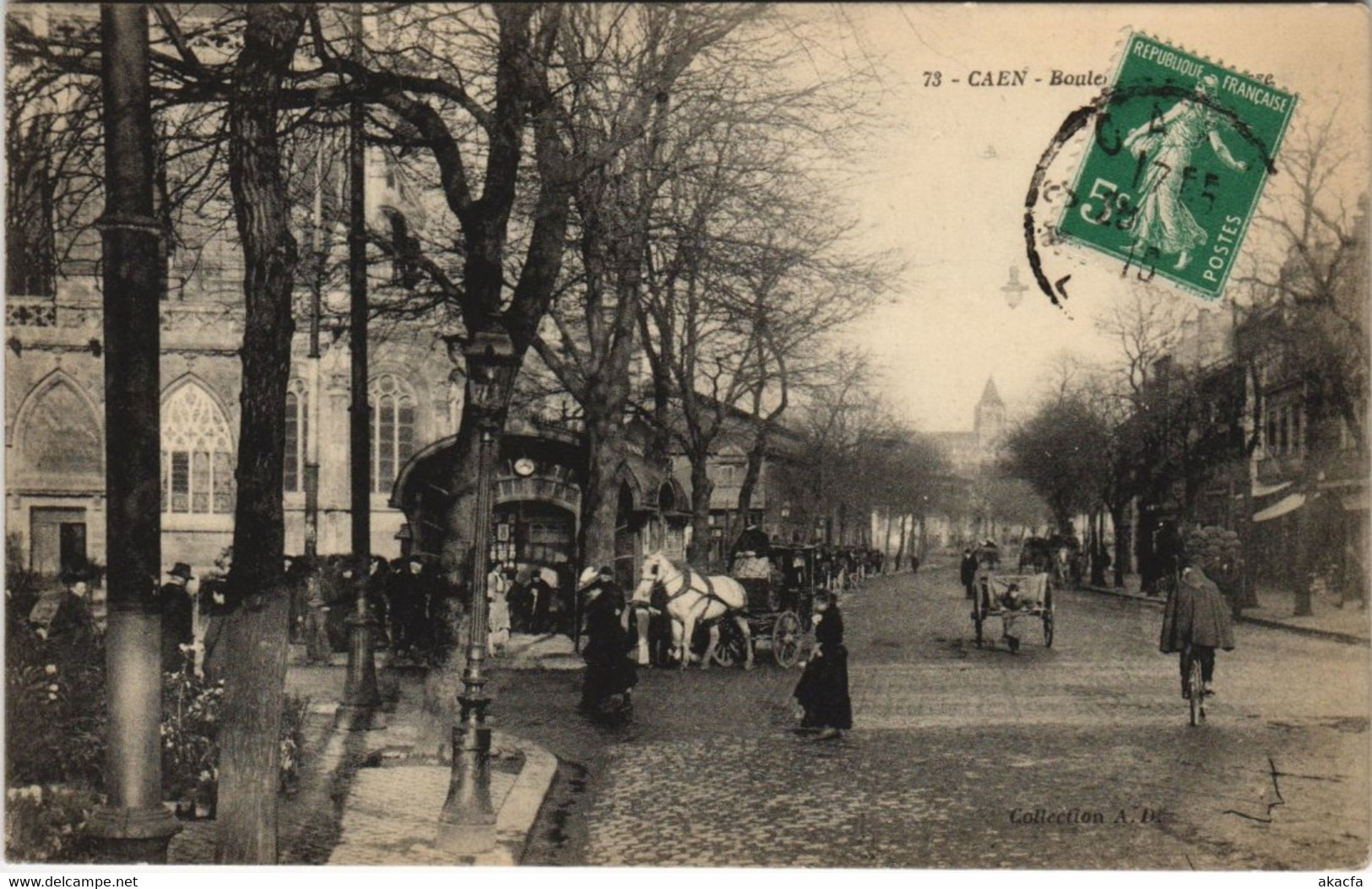 CPA CAEN - Boulevard (141355)