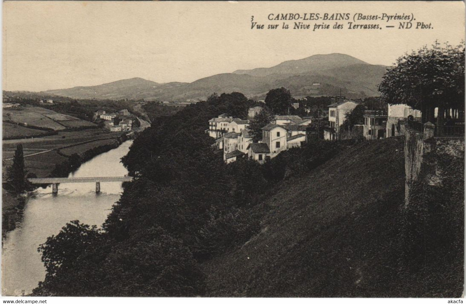 CPA CAMBO-les-BAINS Vue sur la Nive (805880)