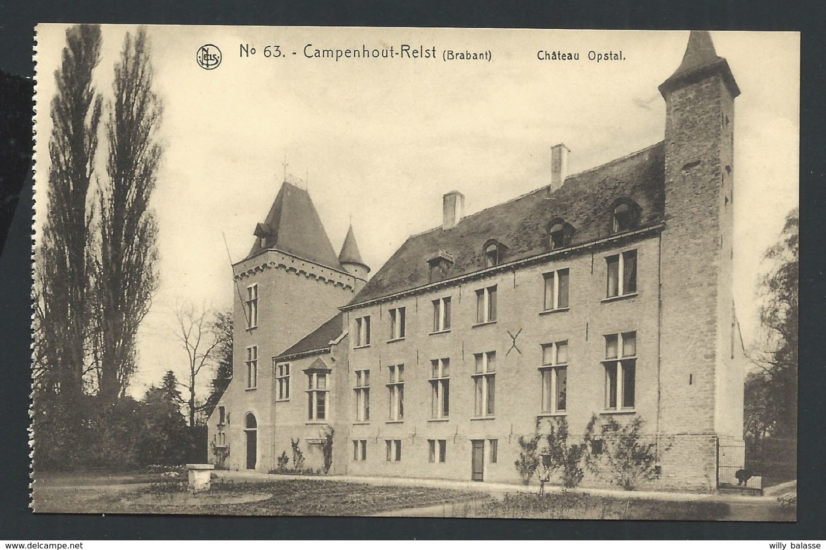 +++ CPA - CAMPENHOUT RELST - KAMPENHOUT - Château Opstal - Nels 63  //