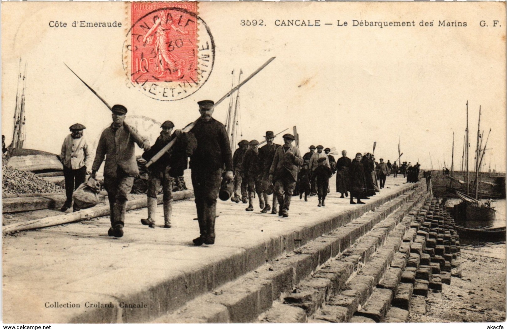 CPA CANCALE - Le Débarquement des Marins (112008)