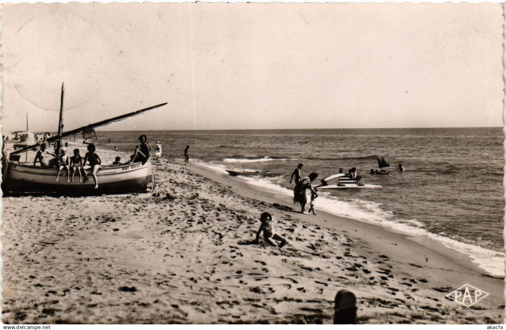 CPA CANET-Plage - La Plage (451309)