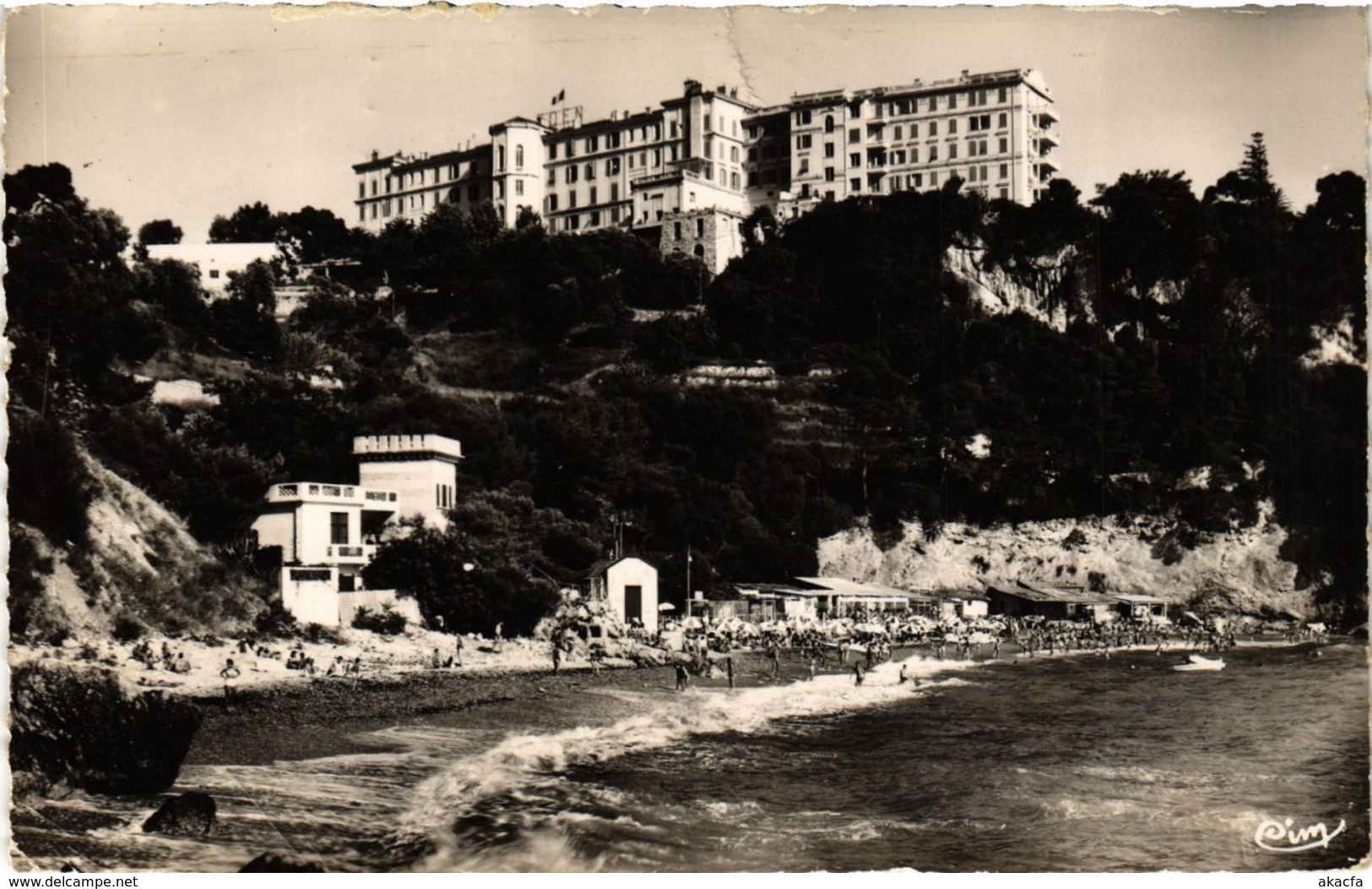 CPA Cap d'Ail- Vue sur la Plage et l'Eden FRANCE (1004313)