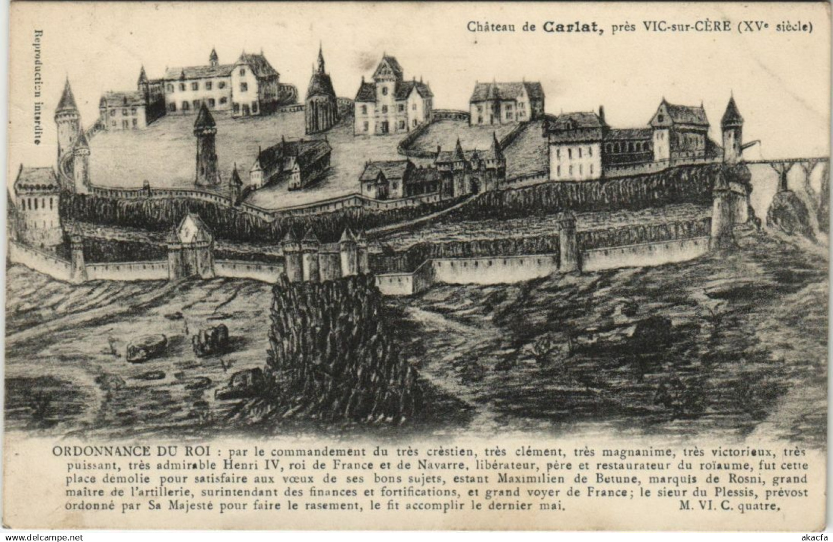 CPA Carlat Chateau FRANCE (1054703)