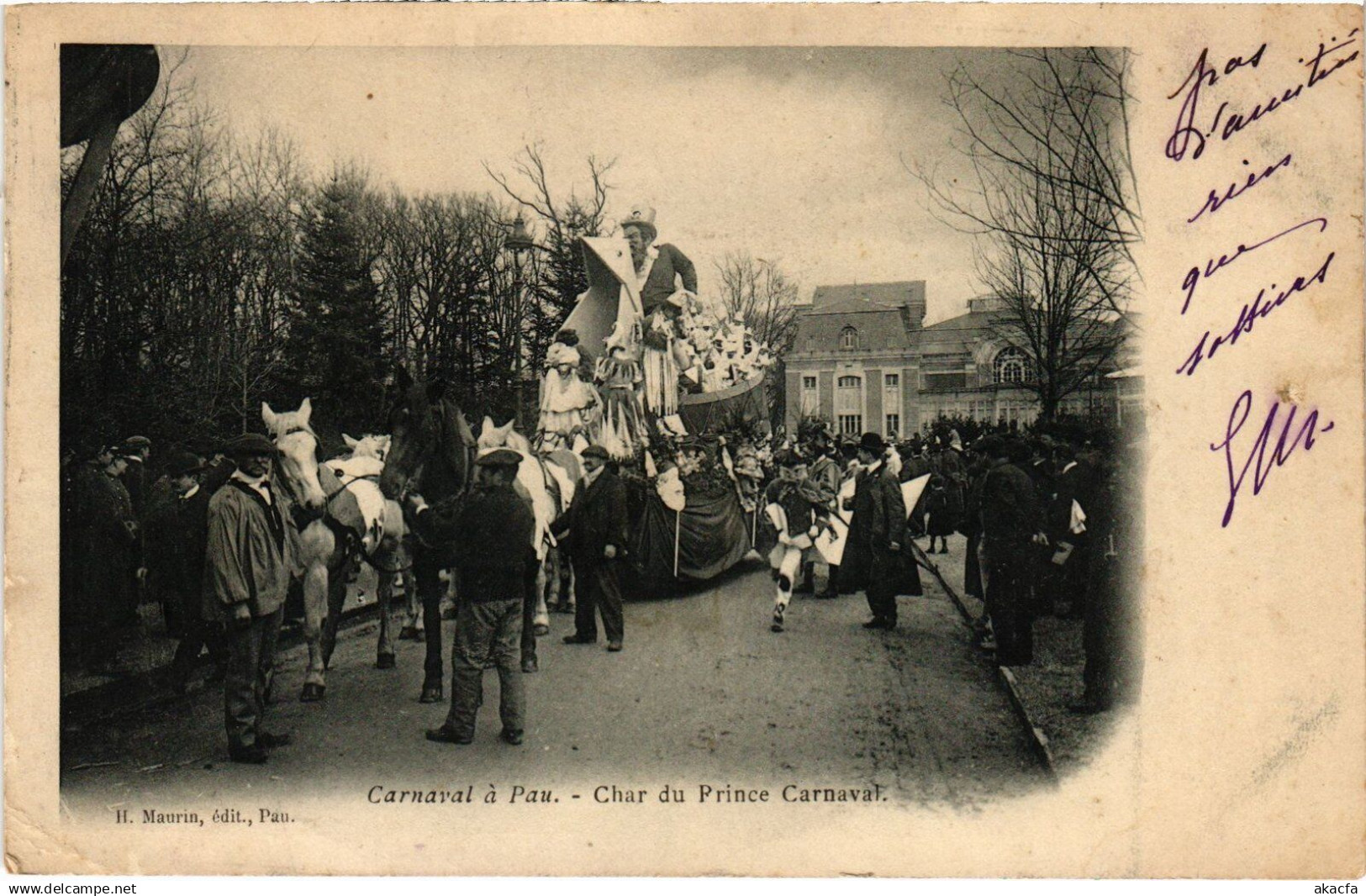 CPA Carnaval a Pau Char du Prince Carnaval (1275748)