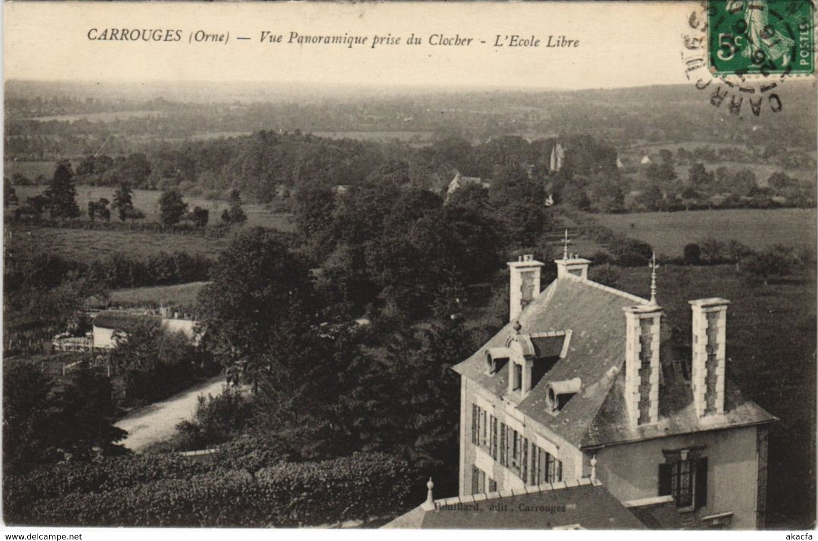 CPA Carrouges Vue Panoramique prise du Clocher FRANCE (1054057)