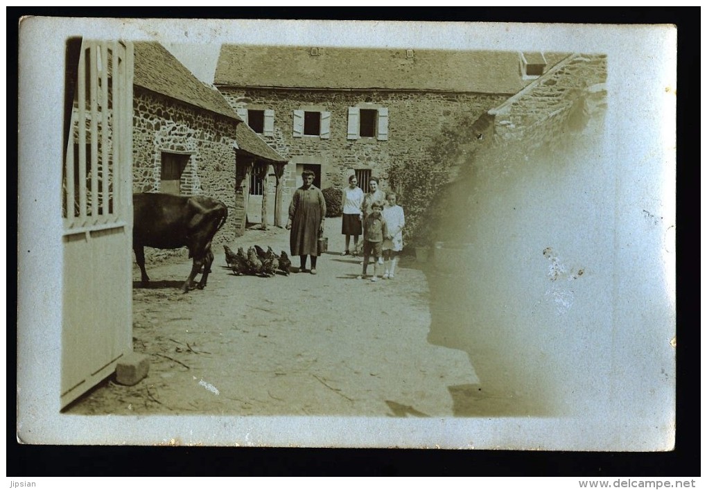 cpa carte photo du 22 ? Etables sur Mer ?  Souvenir Août 1927  PY25