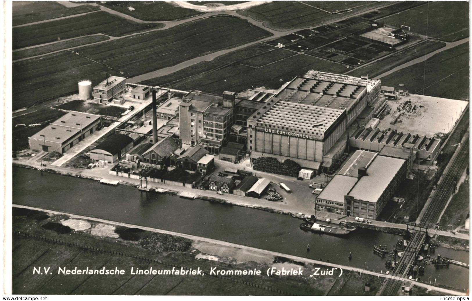 CPA Carte photo Pays Bas   Krommenie  Nederlandsche Linoleumfabriek  VM89337