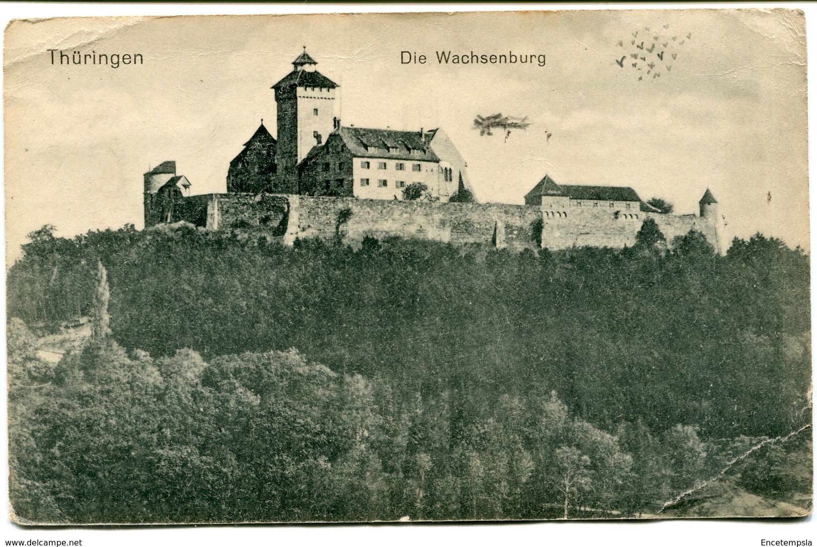 CPA - Carte postale - Allemagne - Thuringe - Eisenach - Die Wachsenburg - 1919 (CP373)