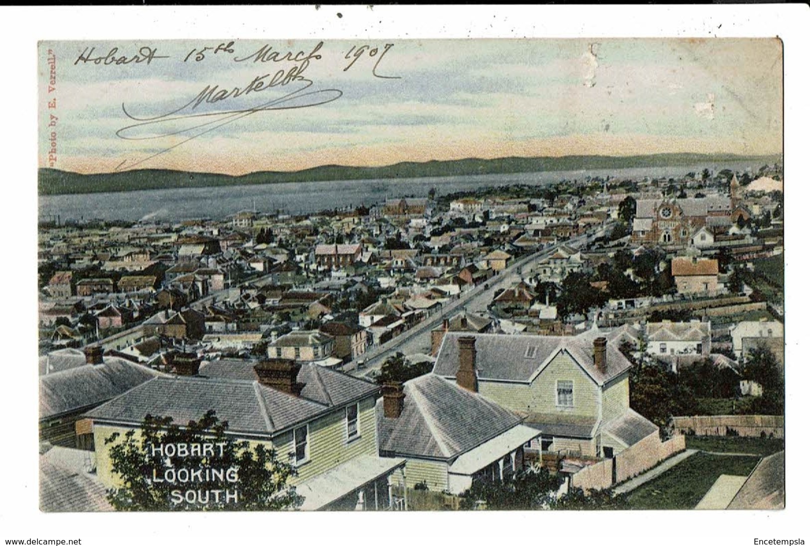 CPA-Carte Postale-Australia-Tasmania (TAS) - Hobart-Looking south-1909 VM9742