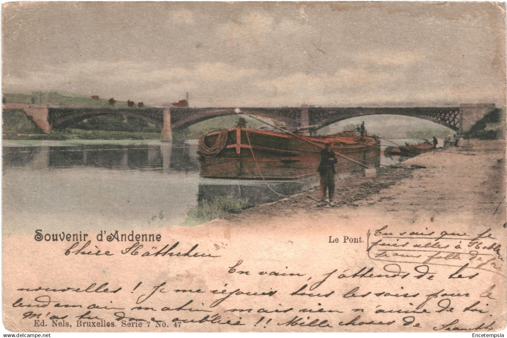 CPA Carte Postale Belgique  Andenne  Le Pont 1900 VM88053ok