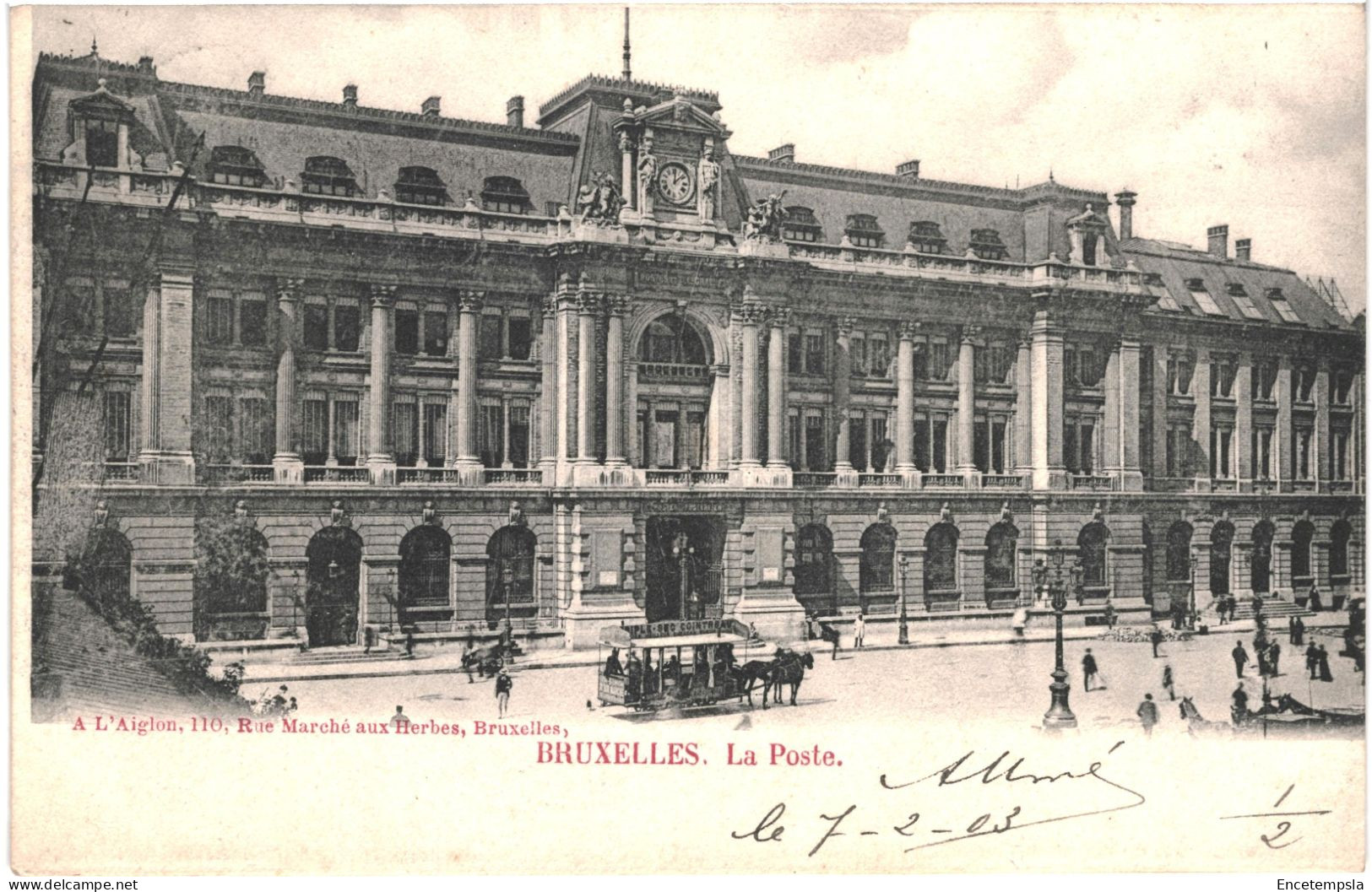 CPA Carte Postale Belgique Belgique Bruxelles La Poste 1903  VM78838