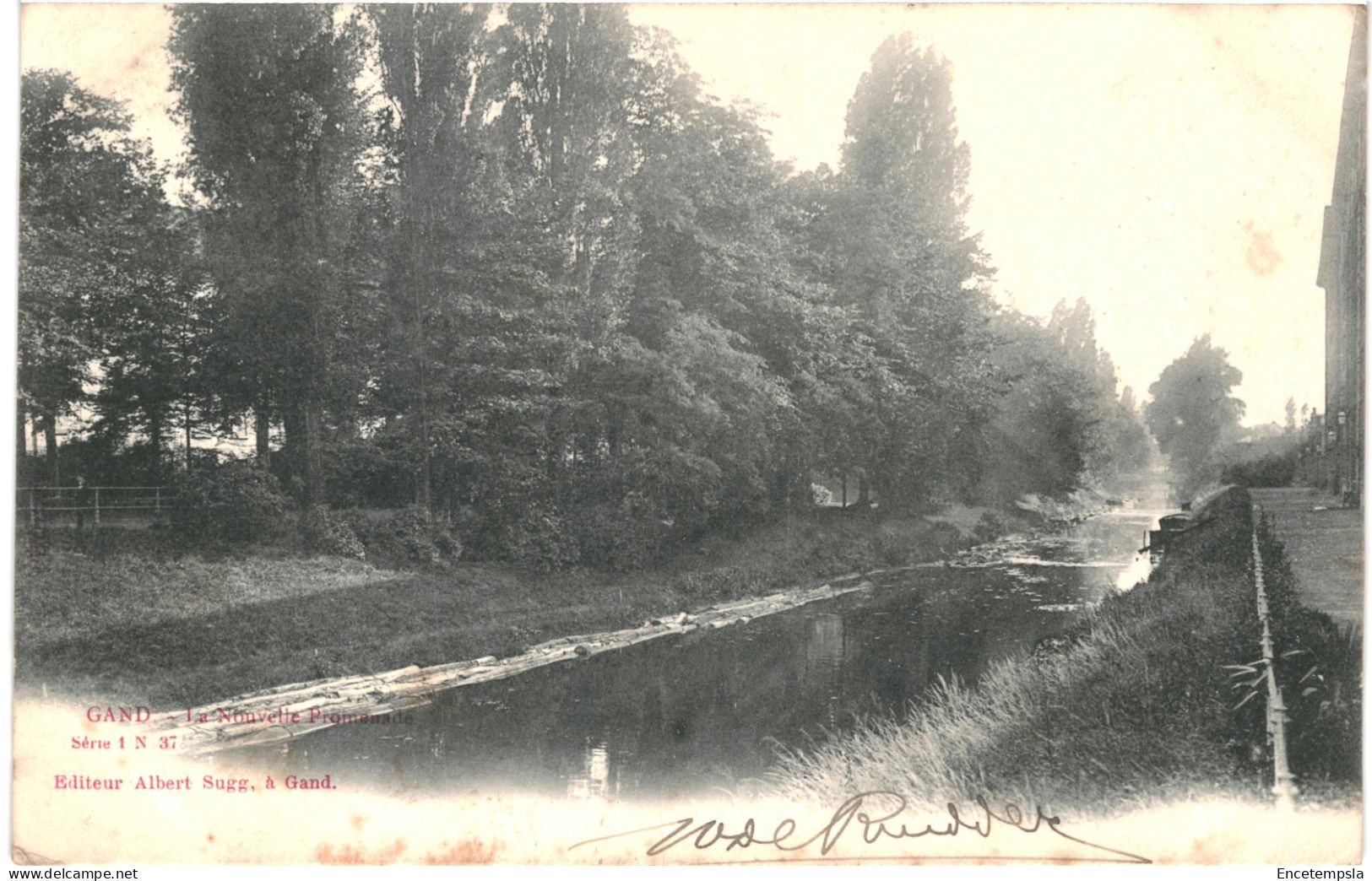 CPA Carte Postale Belgique Belgique Gand la nouvelle promenade 1902 VM78844