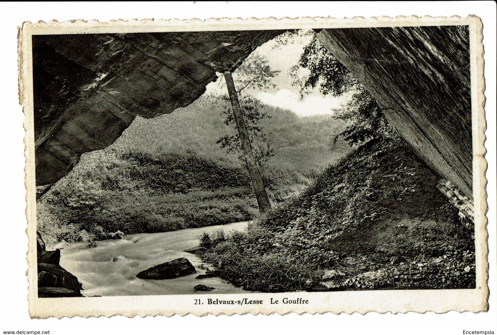 CPA - Carte Postale-Belgique -Bellevaux sur Lesse - Le Gouffre 1952- S3024