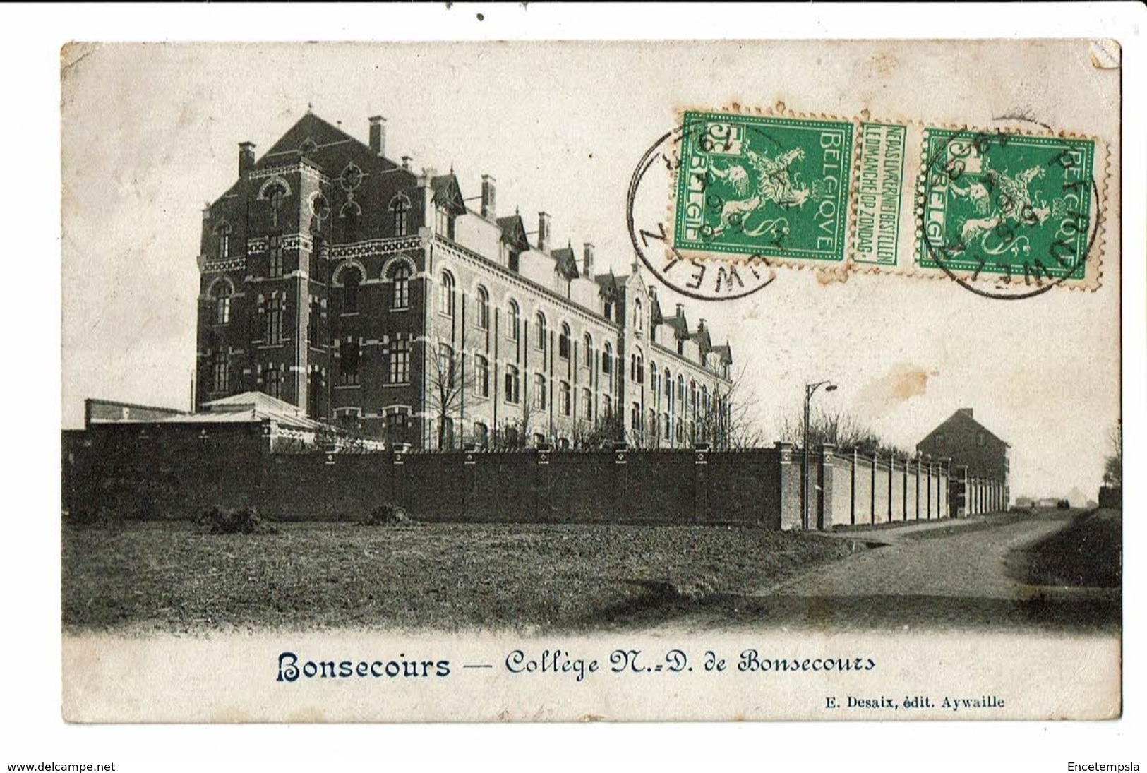 CPA- Carte postale-Belgique-Bonsecours Collège N.D. de Bonsecours -1913 VM18778