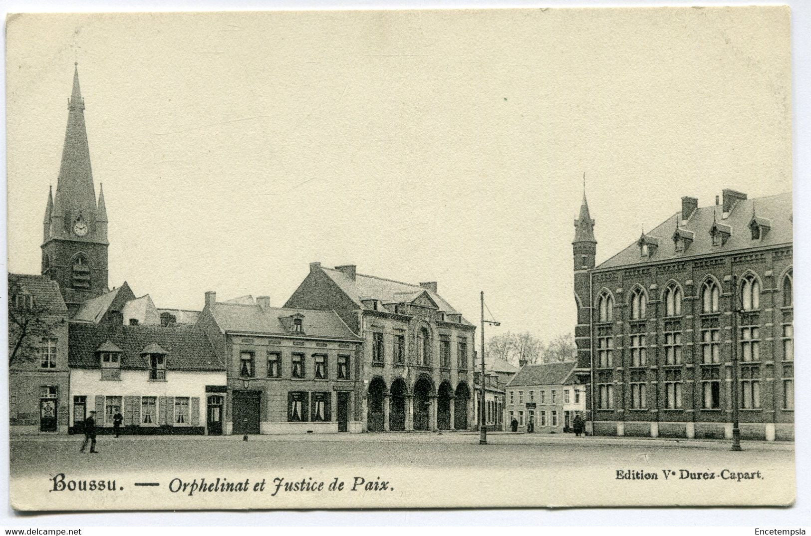 CPA - Carte Postale - Belgique - Boussu - Orphelinat et Justice de Paix  (DG15417)