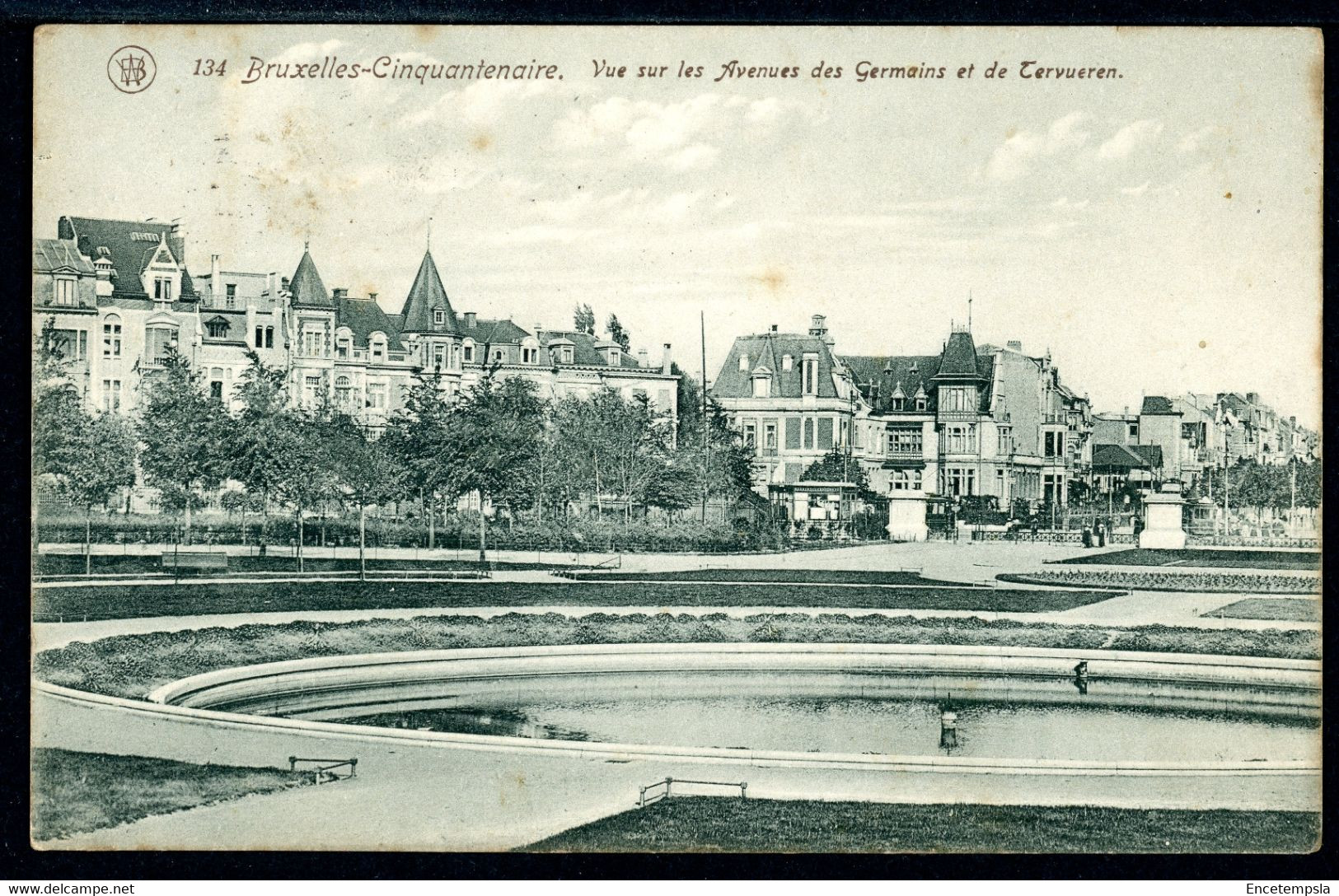 CPA - Carte Postale - Belgique - Bruxelles Cinquantenaire - Vue sur les Avenues des Germains et de Tervueren (CP19358)