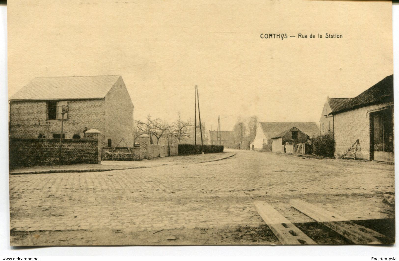 CPA - Carte Postale - Belgique - Corthys - Rue de la Station (MO17736)