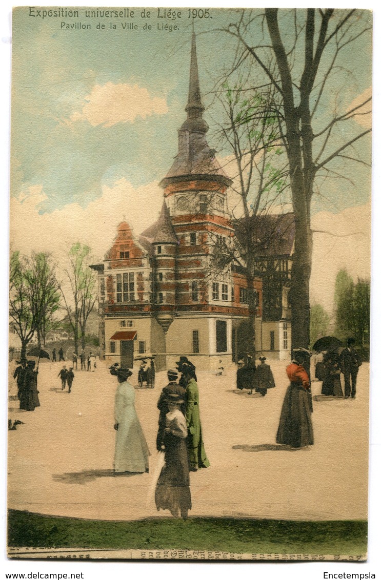 CPA - Carte Postale - Belgique - Exposition Universelle de Liège - Pavillon de la Ville de Liège - 1905 (M8317)