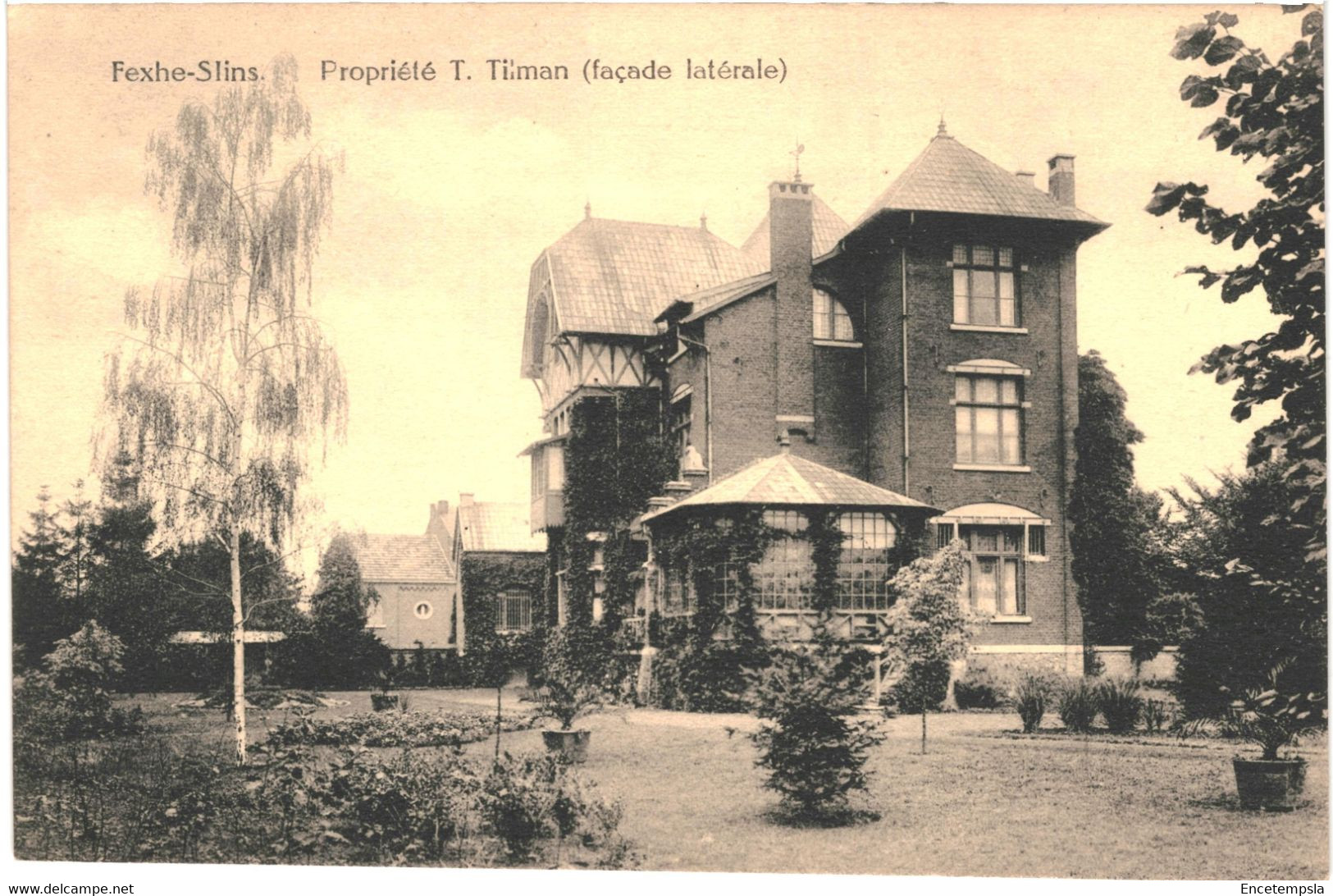 CPA Carte Postale  Belgique  Fexhe-Slins  Propriété de T. Tilman façade latérale VM58248