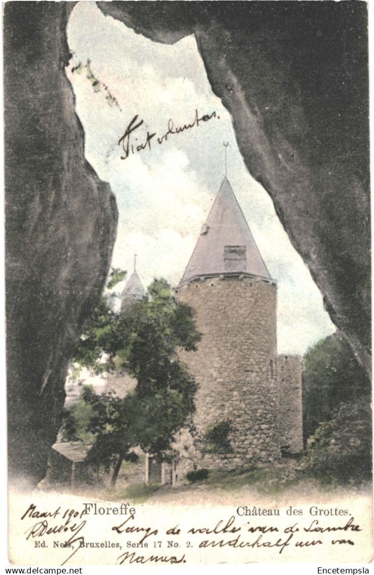 CPA Carte Postale Belgique Floreffe Château des grottes 1901VM86821