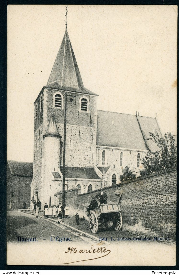 CPA - Carte Postale - Belgique - Hannut - L'Eglise - 1913 (CP20467)