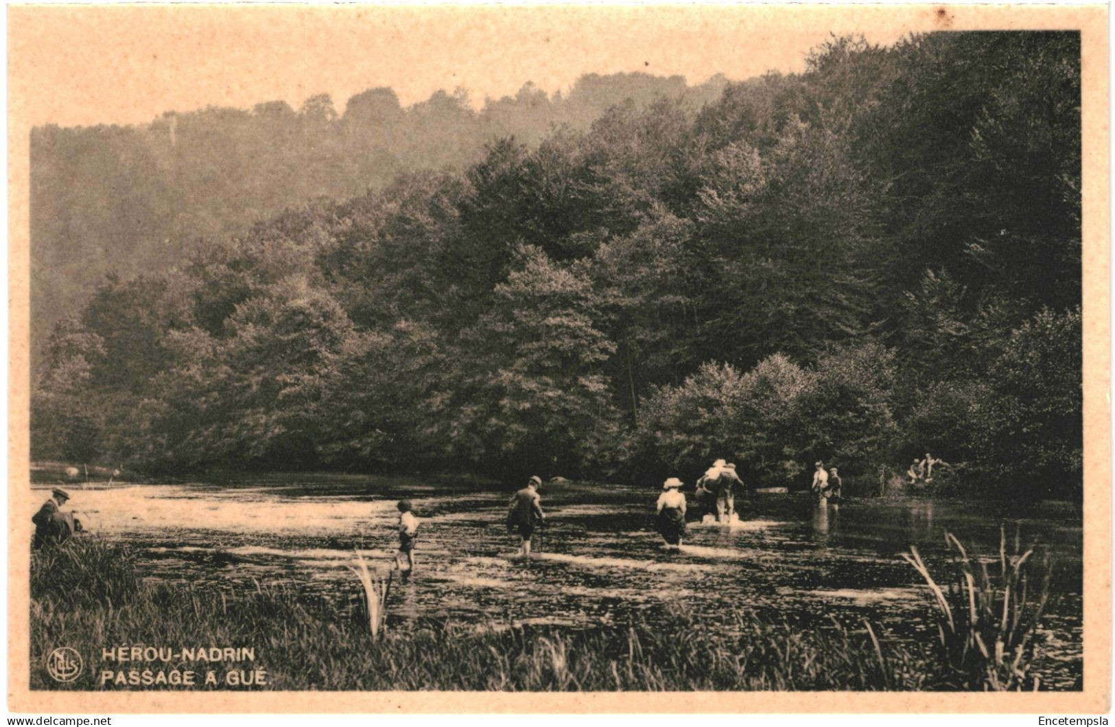 CPA Carte postale Belgique Hérou-Nandrin Passage à Gué    VM85970