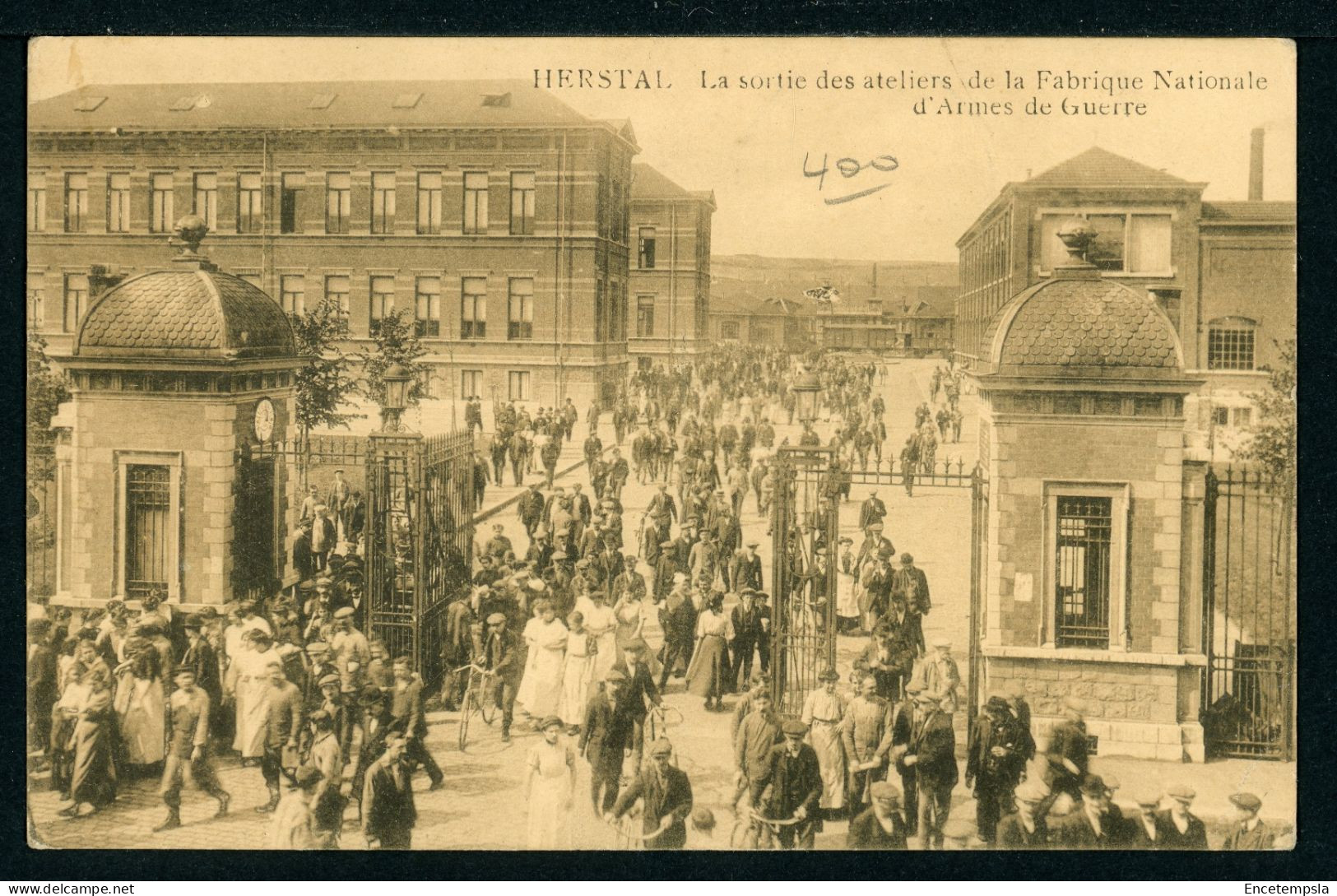 CPA - Carte Postale - Belgique - Herstal - La Sortie des Ateliers de la Fabrique Nationale d'Armes de Guerre (CP23674OK)