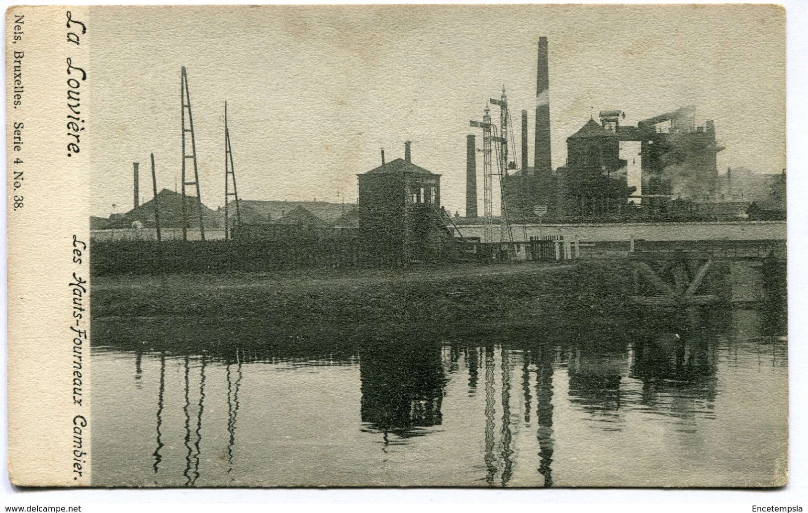 CPA - Carte Postale - Belgique - La Louvière - Les Hauts Fourneaux Cambier (D10196)