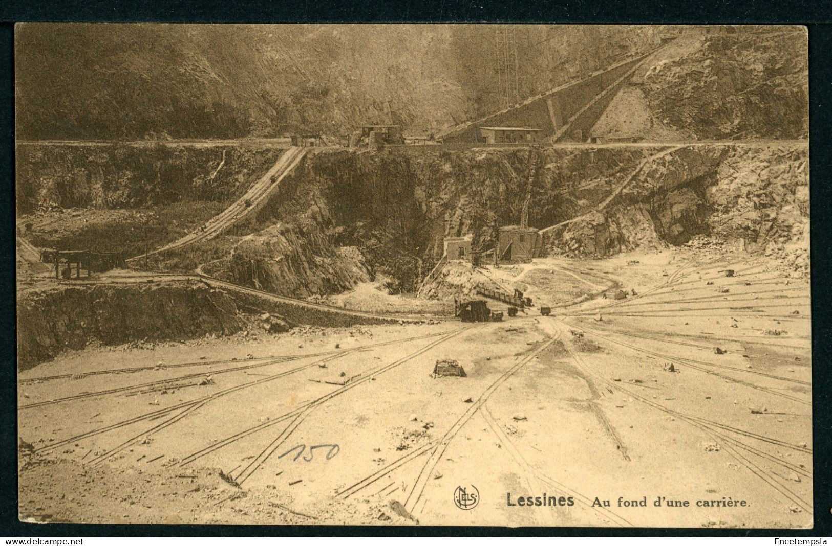 CPA - Carte Postale - Belgique - Lessines - Au fond d'une Carrière (CP24073)