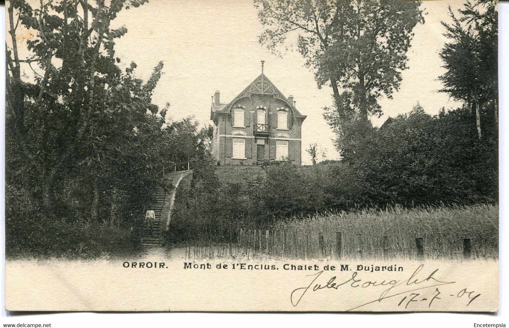 CPA - Carte postale - Belgique - Orroir - Mont de l'Enclus - Chalet de M. Dujardin - 1904 (AT16523)