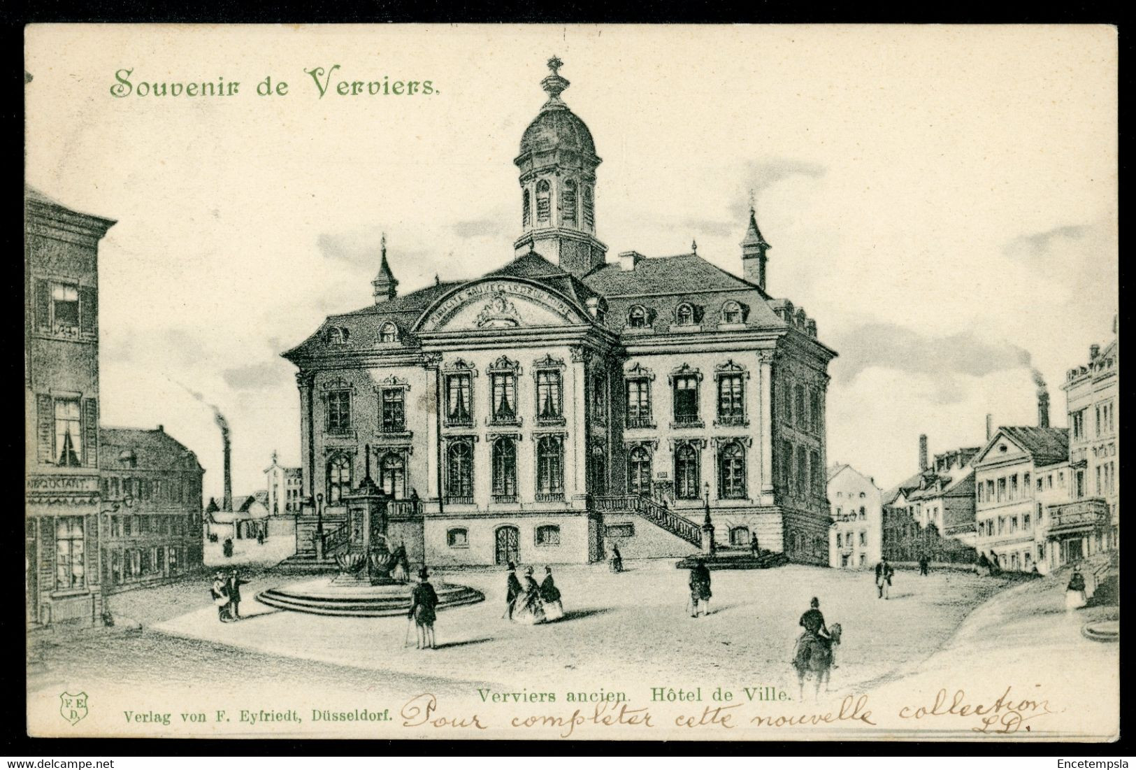 CPA - Carte Postale - Belgique - Souvenir de Verviers - Verviers Ancien - Hôtel de Ville - 1900 (CP19855OK)