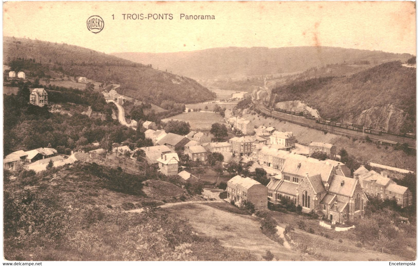 CPA -Carte postale Belgique- Trois-Ponts  Panorama VM52657