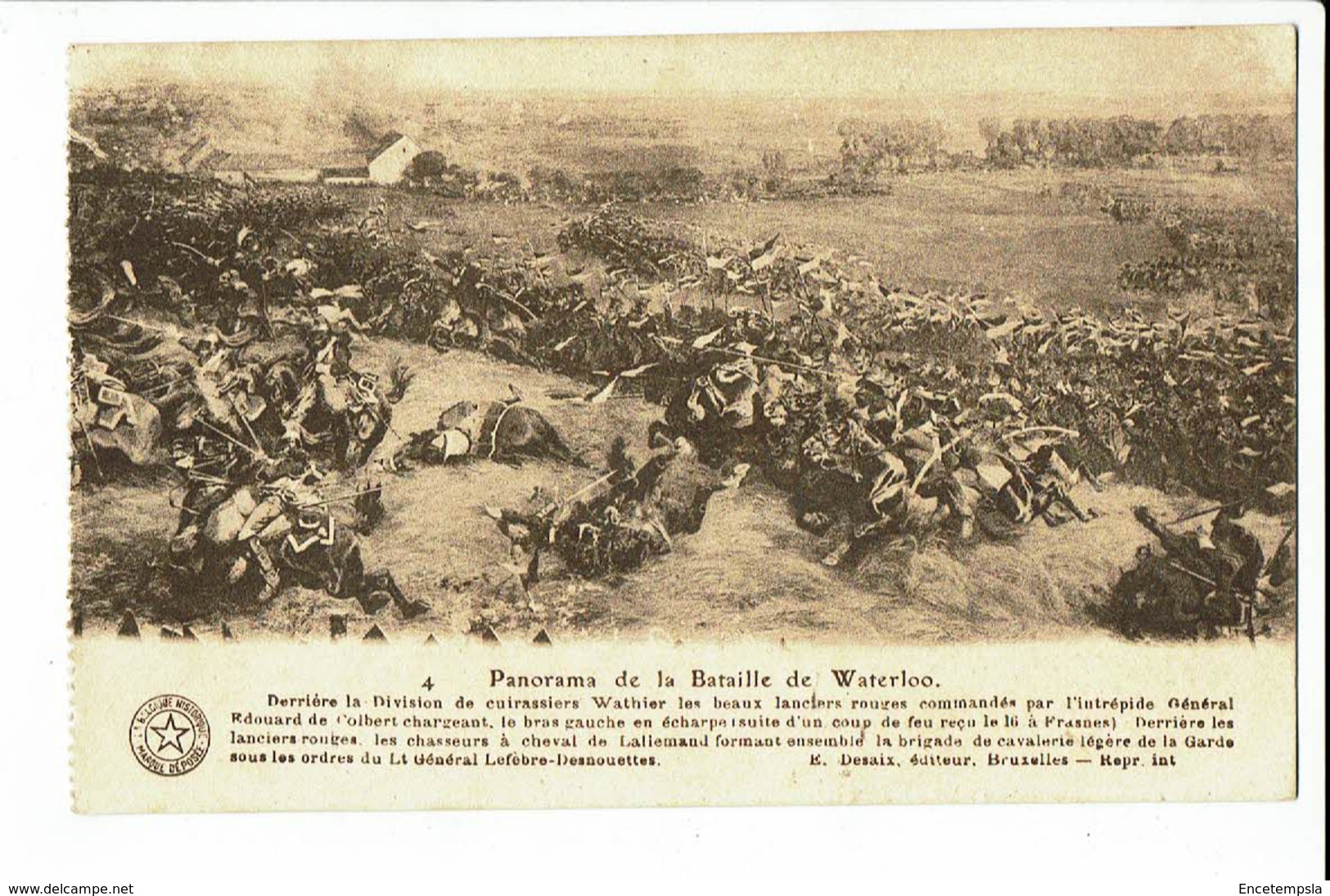 CPA - Carte Postale -BELGIQUE -  Waterloo - Panorama de la Bataille de Waterloo- S2710