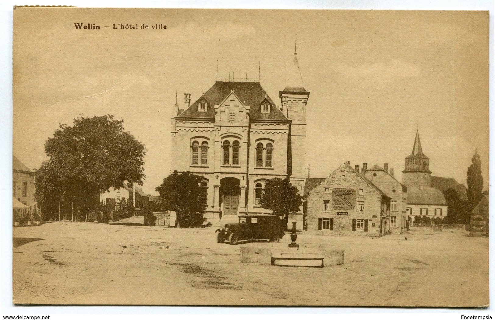 CPA - Carte Postale - Belgique - Wellin - L'Hôtel de Ville ( SV5525 )