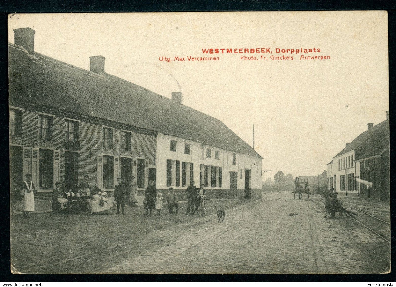 CPA - Carte Postale - Belgique - Westmeerbeek - Dorplaats - 1911 (CP20062OK)