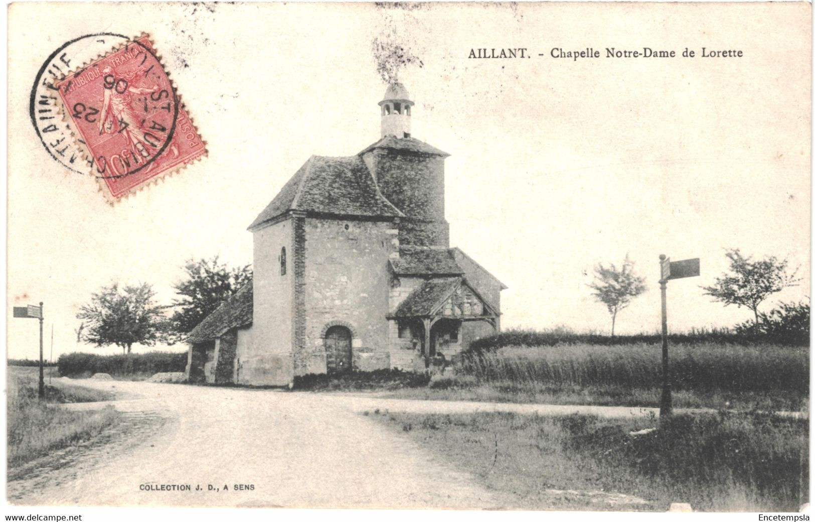 CPA- Carte Postale -France Aillant sur Tholon-Chapelle Notre Dame de Lorette 1906  VM42908ok+