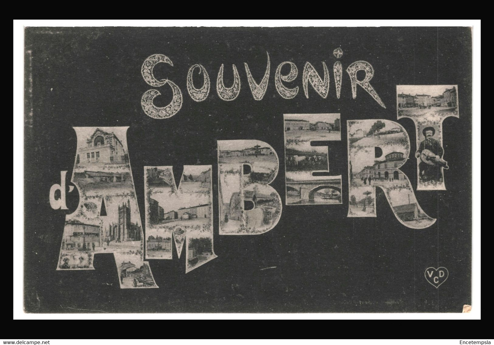 CPA  Carte Postale France-Ambert  Souvenir d'Ambert multi vues -1918-VM41680ok+