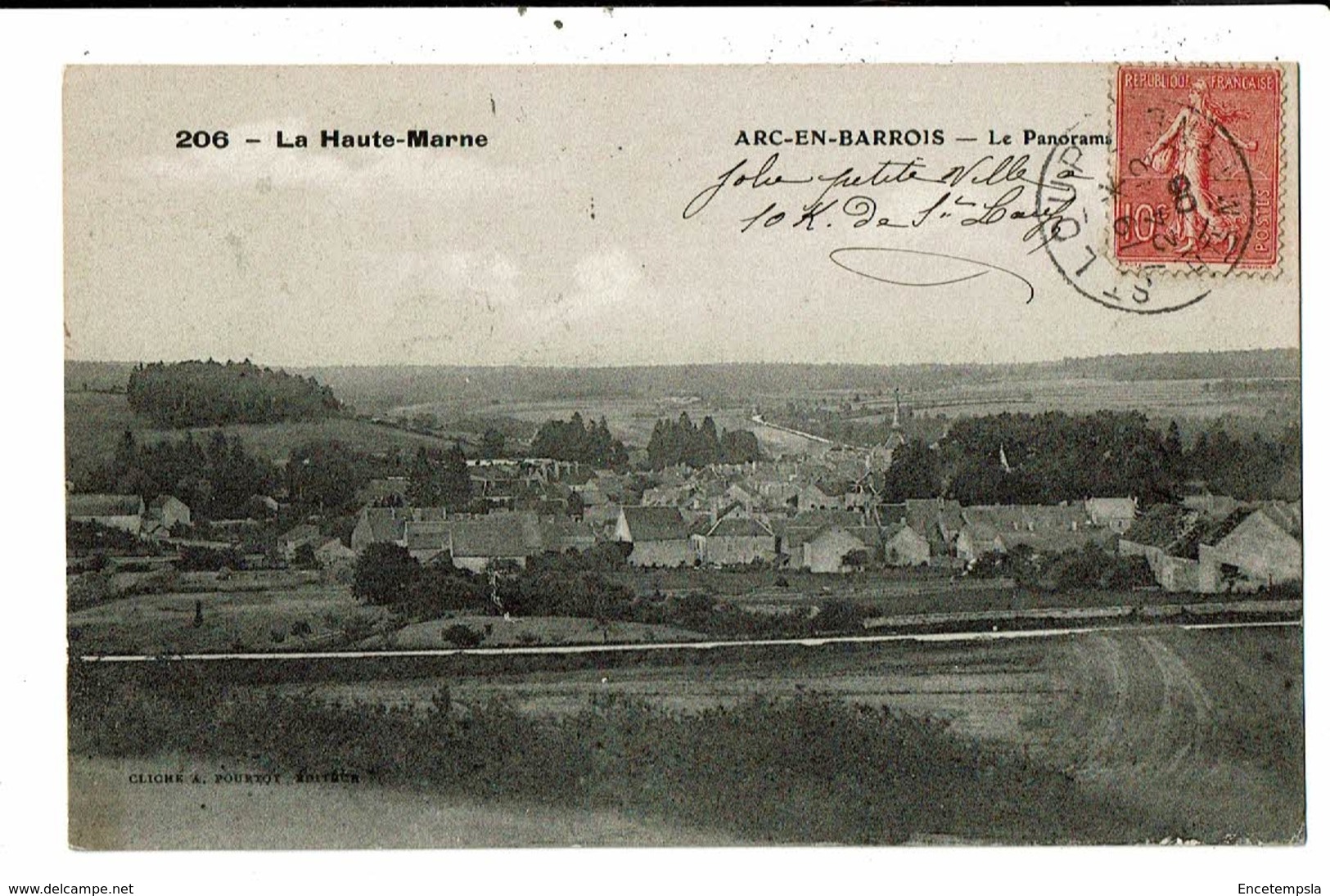 CPA-Carte Postale-France-Arc en Barrois-Le Panorama-1906 VM10845