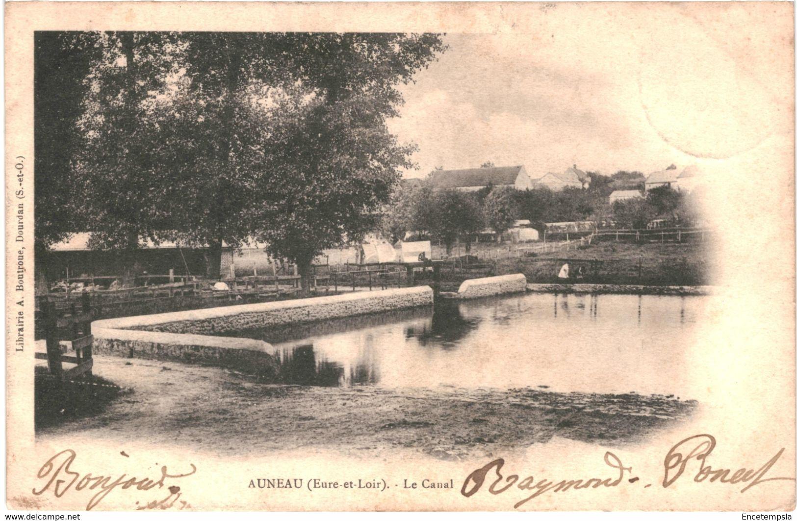 CPA-Carte Postale  France Auneau Le Canal 1903 VM53492ok